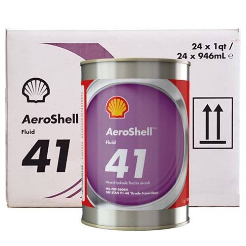 AeroShell Hydraulic Fluid 41 (Case 24×1 qt)