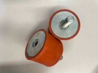 Rubber Mount/Male & Female (Orange) for BLACK DEVIL PRO Light Start / Light Electric Start / Light Hand Start with Clutch