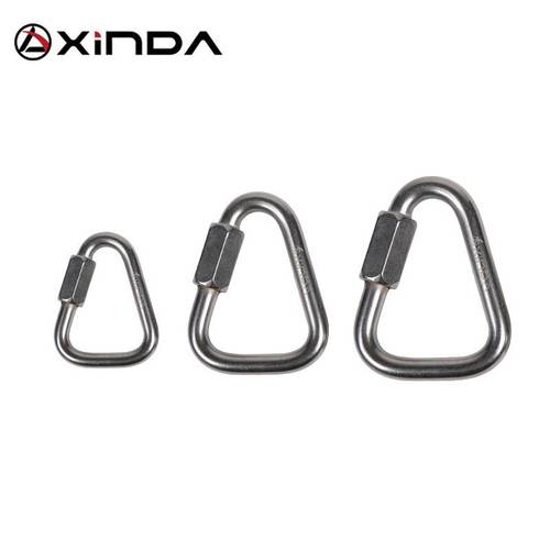 Stainless Steel Carabiner Screw Lock Quick 250kg-D6.0