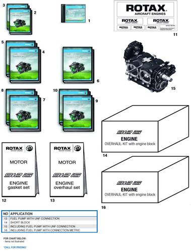 912ISERIES ENGINE GASKET SET, DOCUMENTATIONS