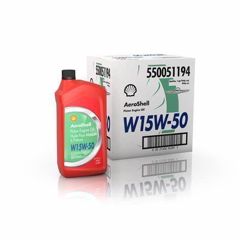 AeroShell Oil 15W-50 Multigrade (Case 6×1-qt)