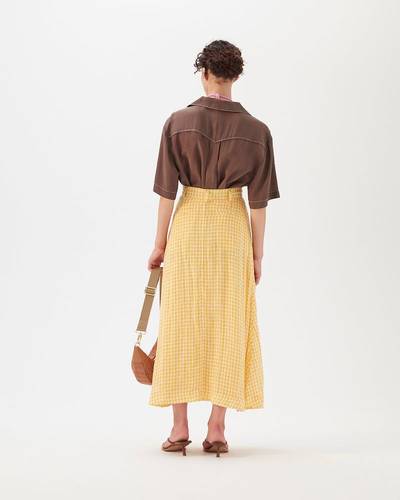 Yellow Gingham Skirt