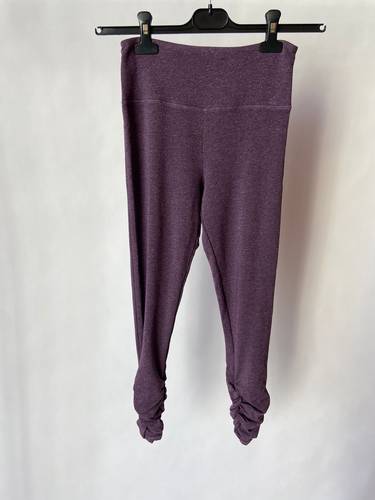 Ruched Yoga Pants Purple 