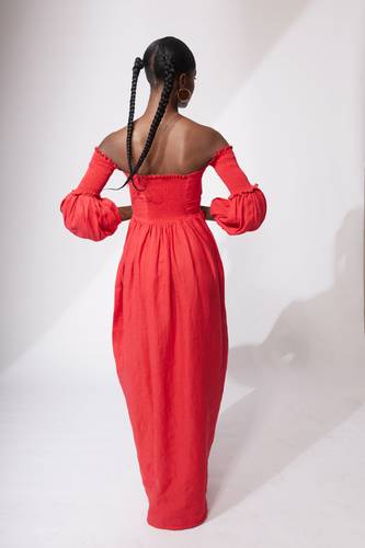 Tarifa Dress Red