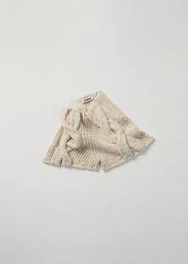 Rustic Patchwork Short Cream