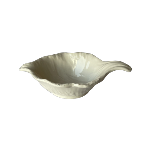 Radicchio Ceramic White Bowl S