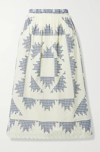 Gingham Quilted Skirt