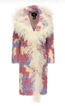 Wool Feathers Coat