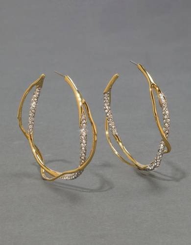 Intertwined Hoop Earrings