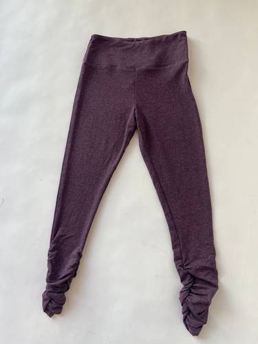 Ruched Yoga Pants Purple 
