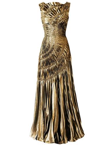 Fossil Gold Dress