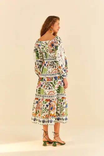 Summer Garden Midi Dress