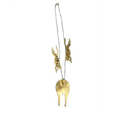 Leopard Horse Brass Belt
