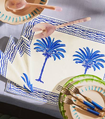 Palm Tree Napkin Set of 4