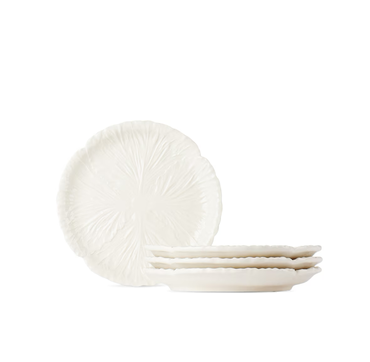 Radicchio Ceramic White Plate M