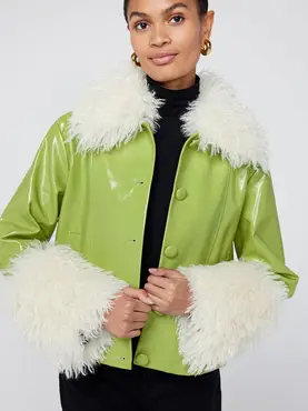 Bonnie Vinyl Jacket Green
