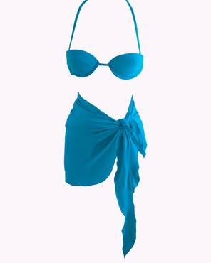 Beach Bikini Set Blue