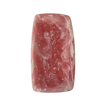 Rectangle Platter Pink Swirl L