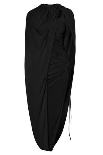 Black Cape Dress
