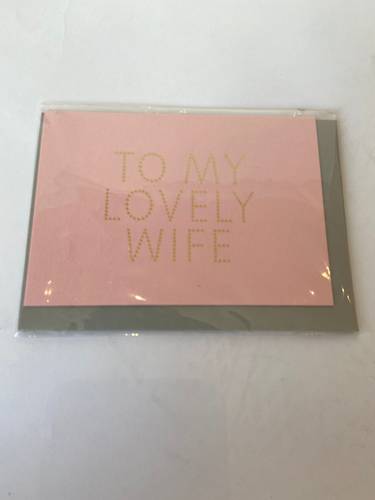 My Lovely Wife Card