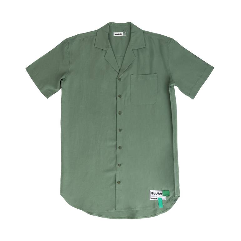 Oversized Green linen Dress