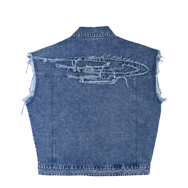 B-logo blue vest