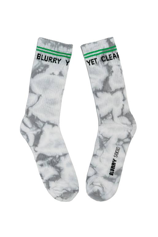 White Tie-dye socks