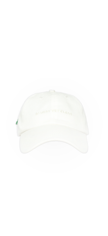 White cap - slogan