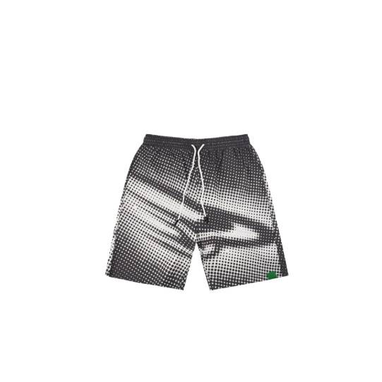 Dotted BLURRY logo boxy cotton short set