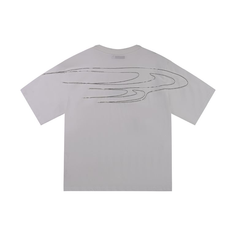 B-logo white T-shirt