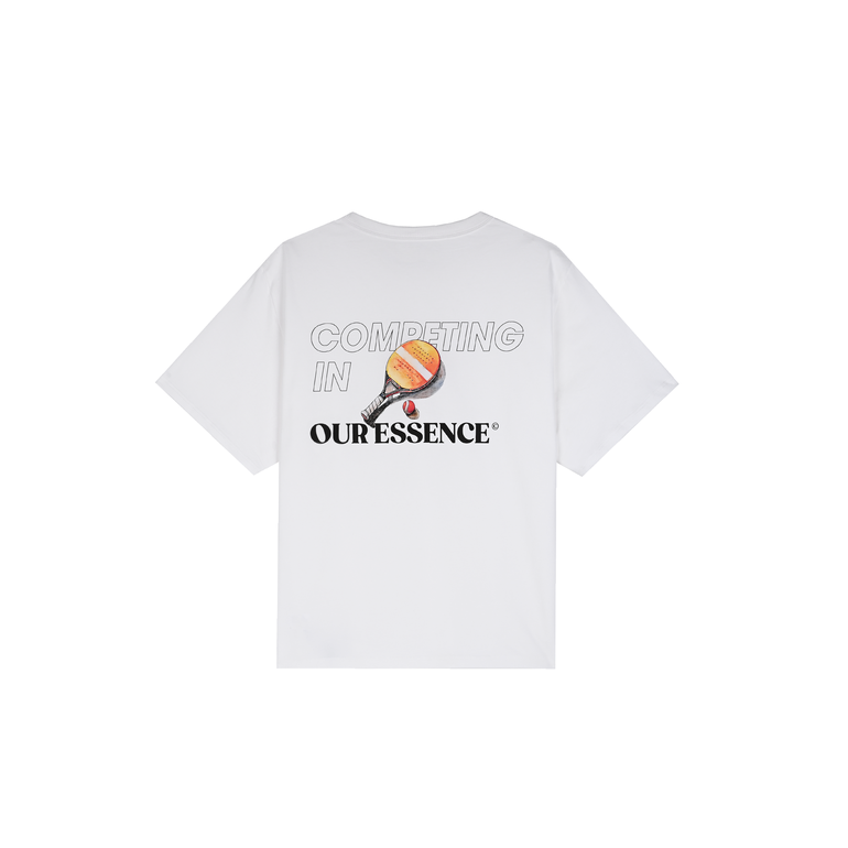 White T-shirts, Competing in Our Essence