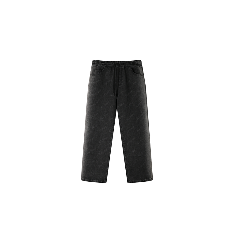 Black Pattern Jeans (Unisex)