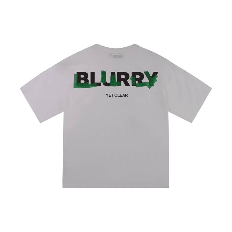 Blurry white T-shirt