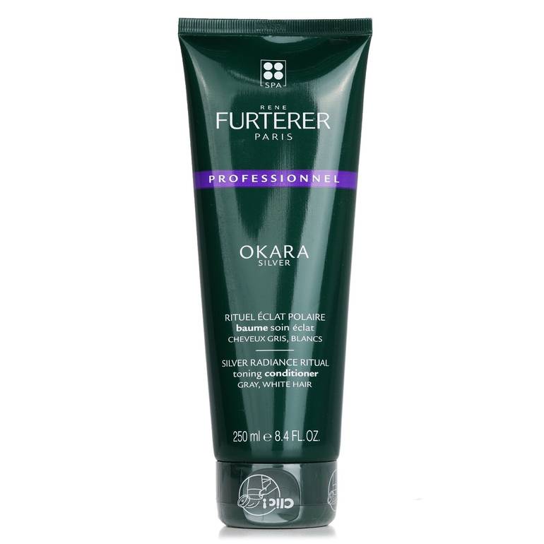 Okara Silver Silver Radiance Ritual Toning Conditioner - Gray, White Hair (Salon Product) by Rene Furterer