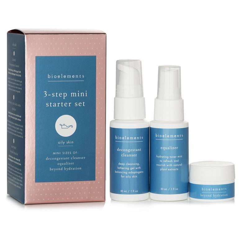 مجموعة المبتدئين الصغيرة المكونة من 3 خطوات للبشرة الدهنية من Bioelements