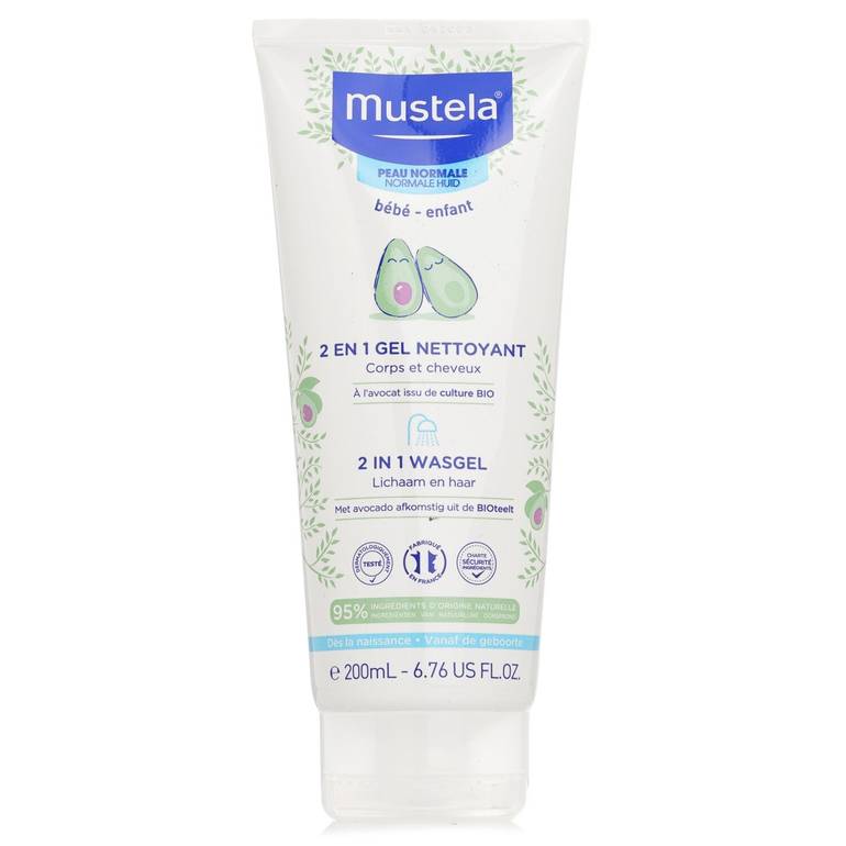 جل منظف للجسم والشعر 2 بـ1 - للبشرة العادية من Mustela