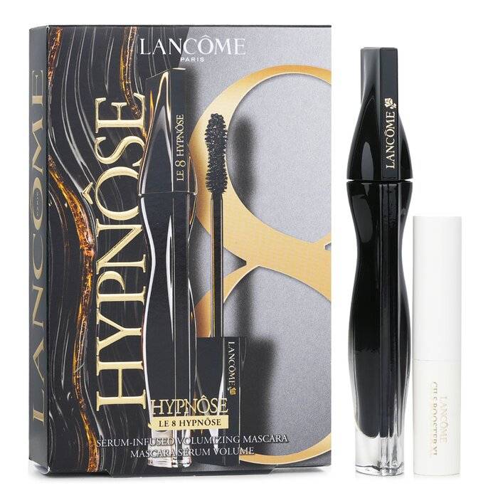 مجموعة ماسكارا هيبنوز Le 8: ماسكارا LE 8 هيبنوز 8 مل + قاعدة ماسكارا Cils Booster XL التحسينية الفائقة 4 مل 2pcs من Lancome