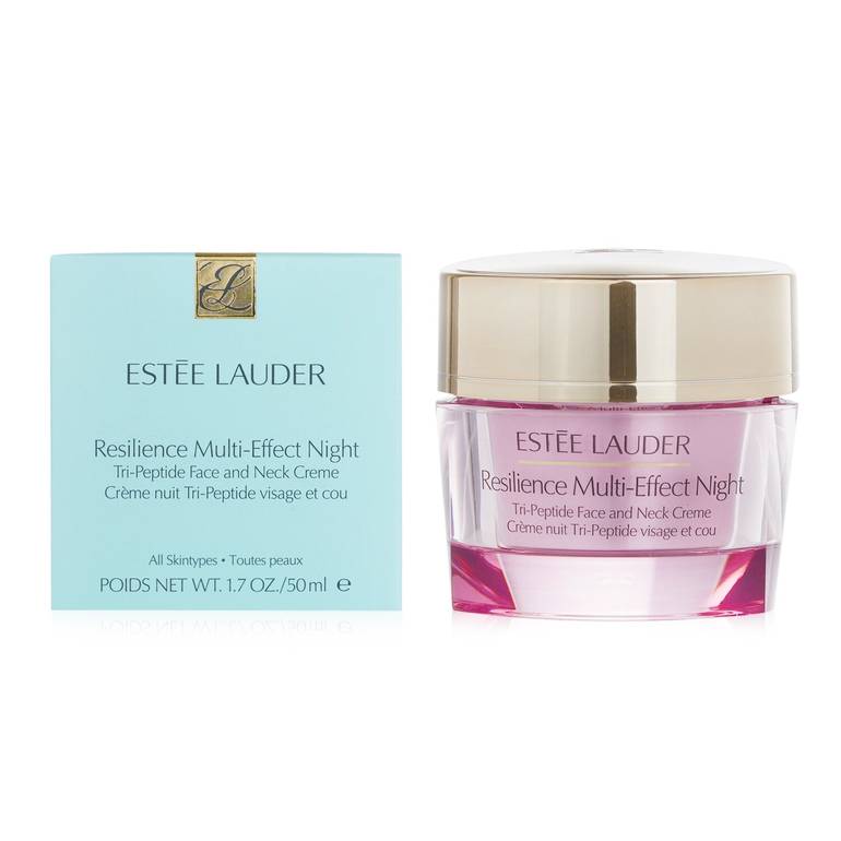 كريم ليلي ثلاثي اليبتيد للوجه والعنق SPF 15 Resilience Multi-Effect من Estee Lauder