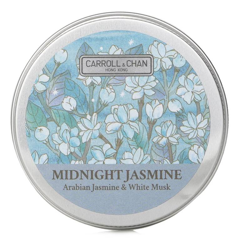 100% Beeswax Mini Tin Candle - # Midnight Jasmine (Arabian Jasmine & White Musk) من Carroll & Chan