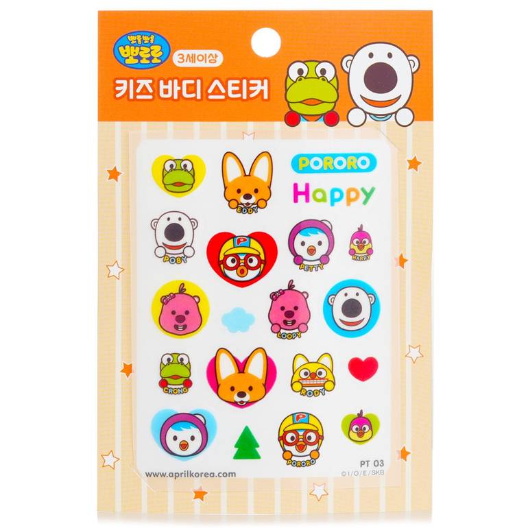 ملصق الجسم بورورو من April Korea