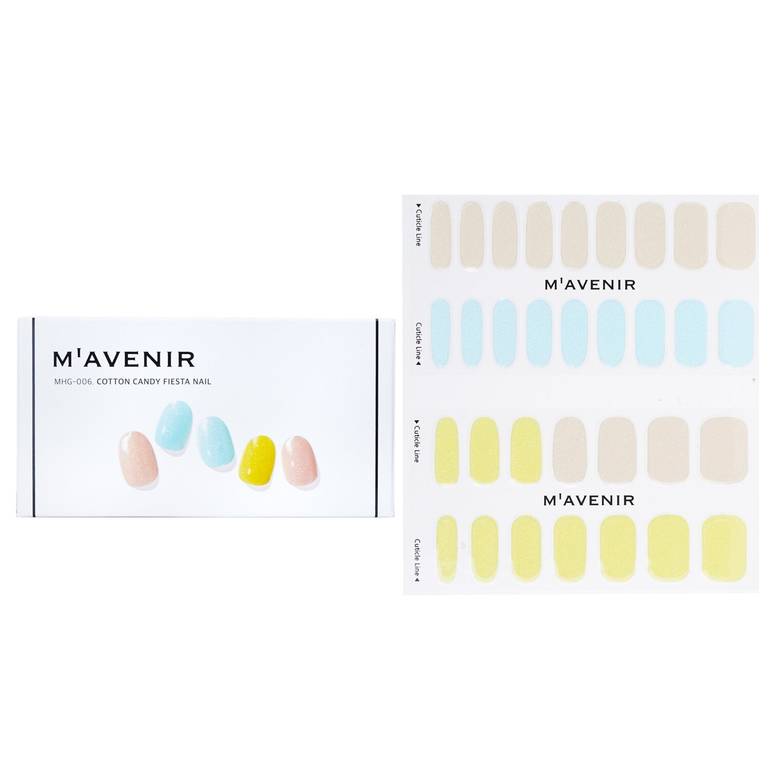 Nail Sticker (Assorted Colour) - # Cotton Candy Fiesta Nail by Mavenir