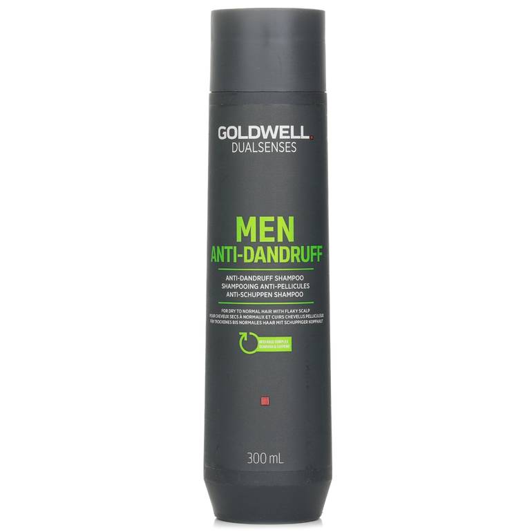 Dual Senses Men Anti-Dandruff Shampoo (For Dry to Normal Hair with Flaky Scalp) by Goldwell