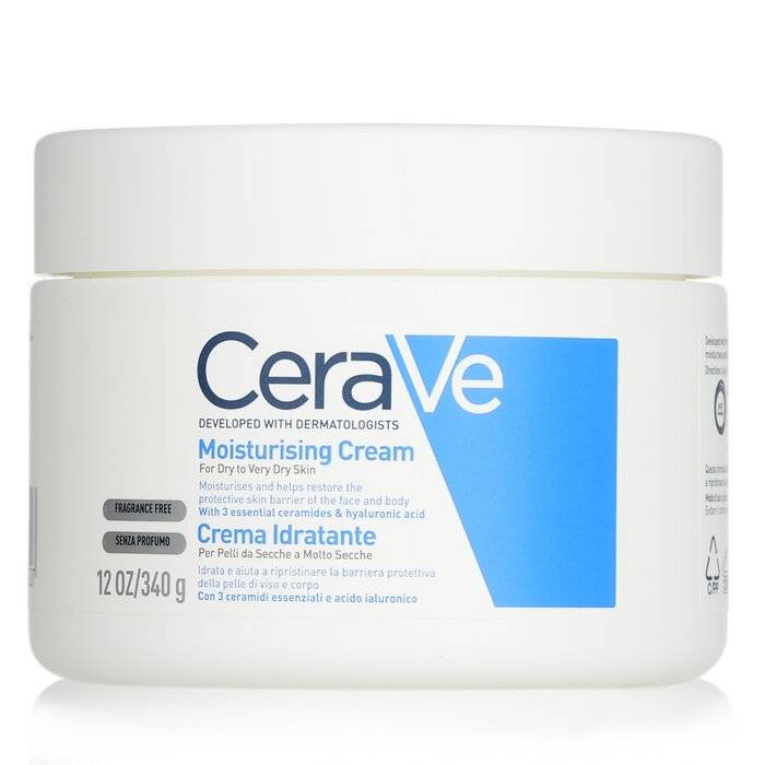 Moisturising Cream For Dry to Very Dry Skin 340g/12oz by CeraVe