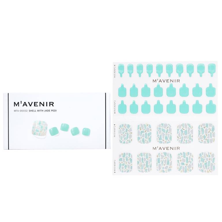 Nail Sticker (Blue) - # Shell With Jade Pedi by Mavenir