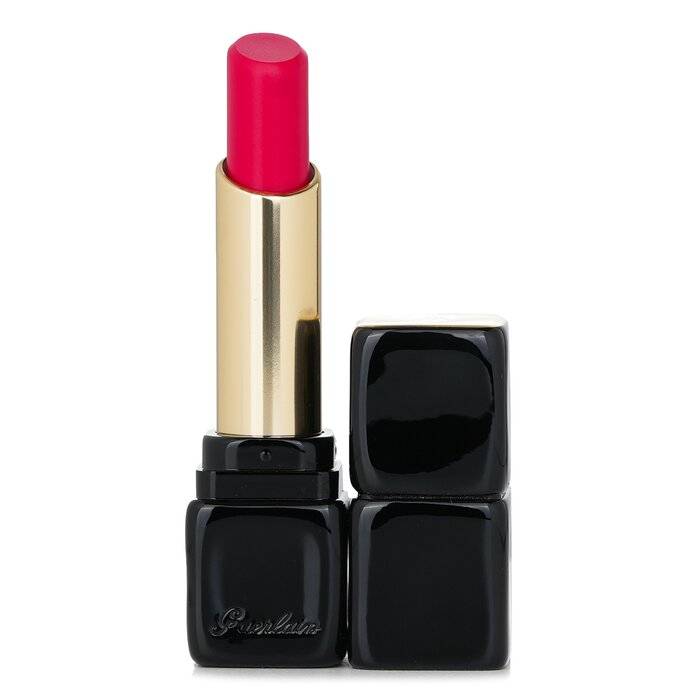 أحمر شفاه غير لامع Kisskiss Tender - # 666 Lucky Pink 2.8g/0.09oz من Guerlain