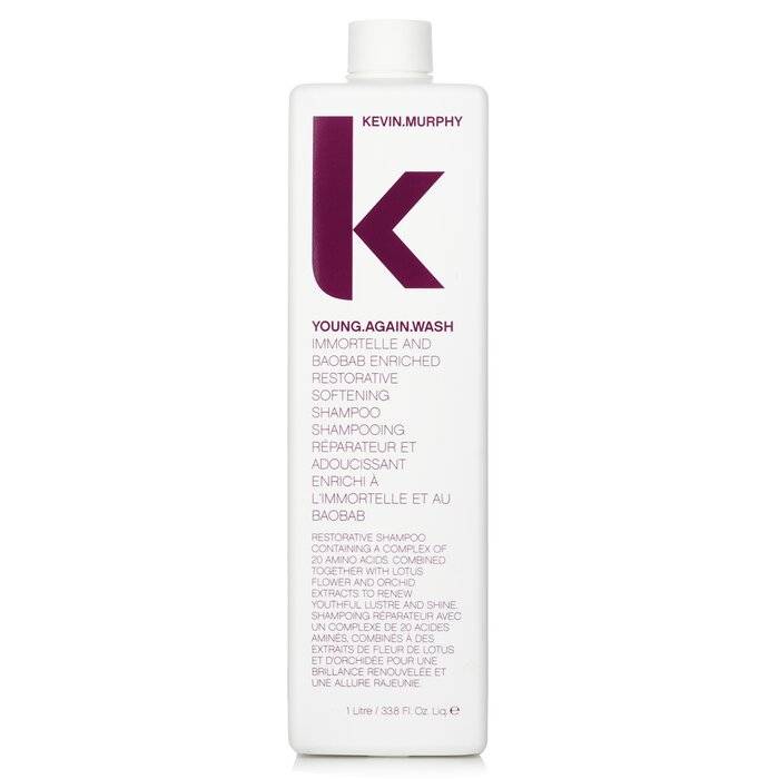 Young.Again.Wash (شامبو منعم ومرمم محمل بالإمورتيل والباأوباب - للشعر الجاف والمتقصف) من Kevin.Murphy