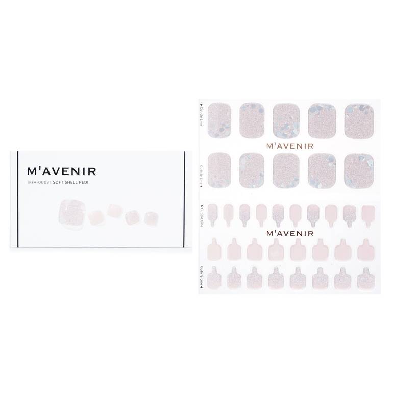 Nail Sticker (Assorted Colour) - # Soft Shell Pedi by Mavenir