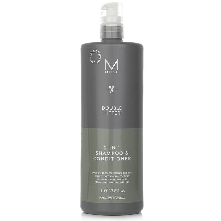 شامبو وبلسم 2 بـ1 Mitch Double Hitter من Paul Mitchell
