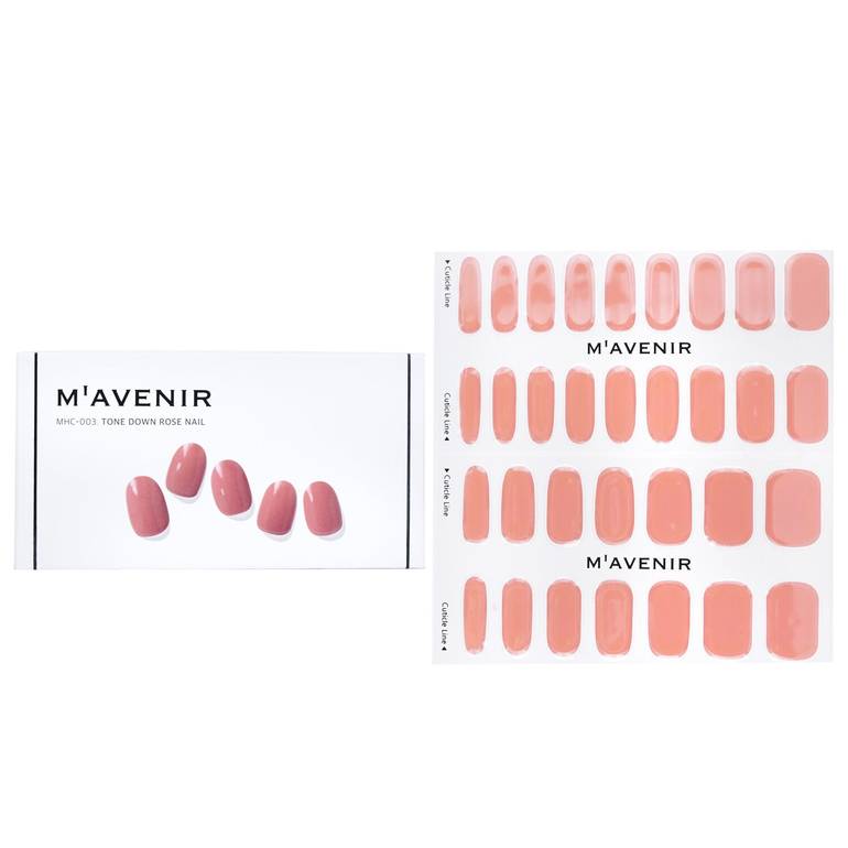 Nail Sticker (Pink) - # Tone Down Rose Nail by Mavenir