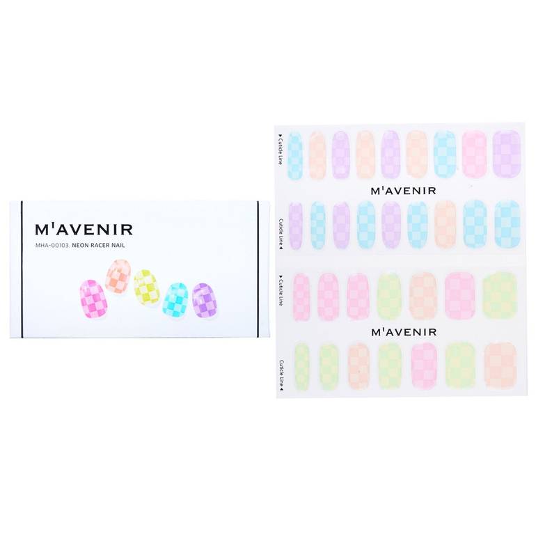 Nail Sticker (Assorted Colour) - # Neon Racer Nail by Mavenir